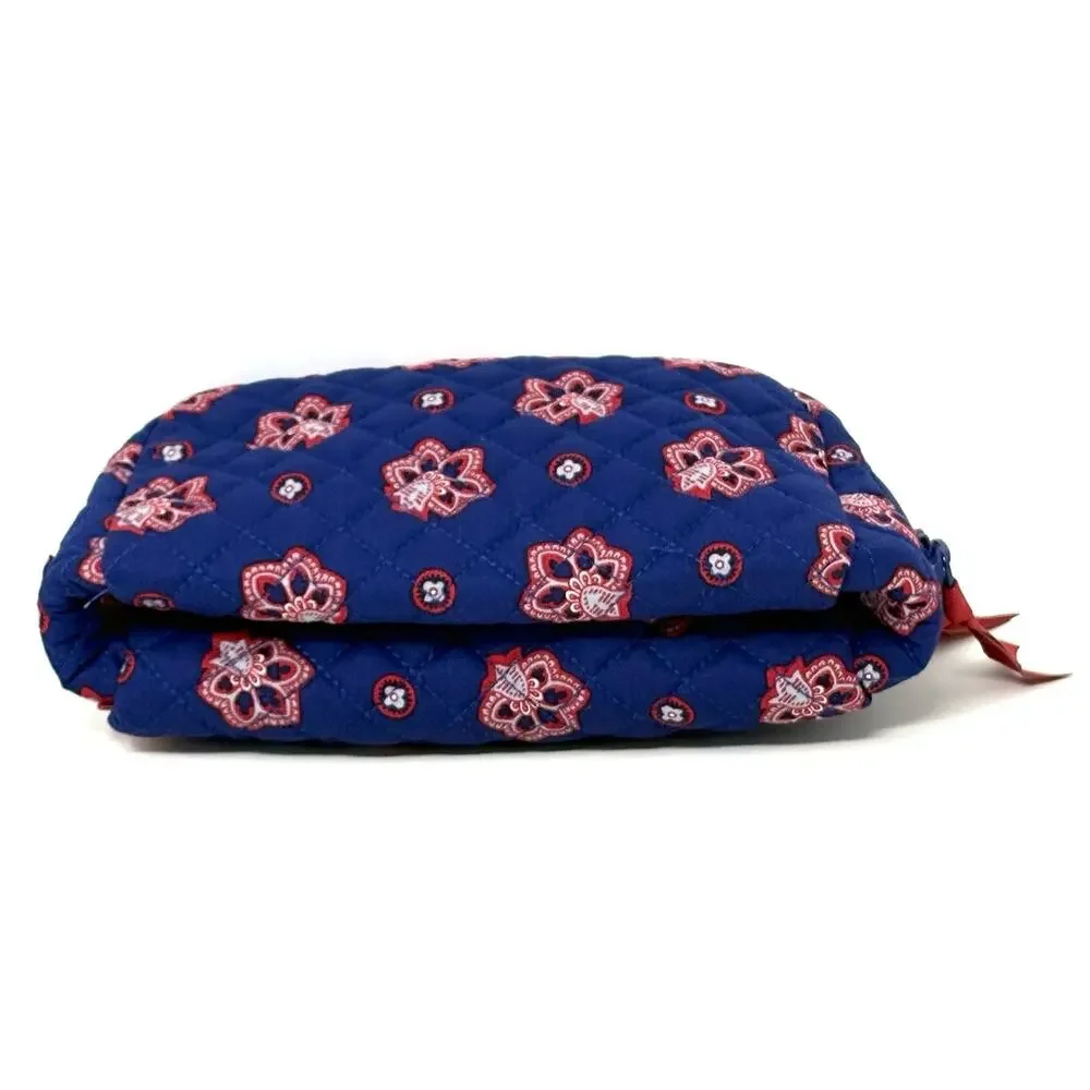Vera Bradley NFL New York NY Giants Makeup Medium Cosmetic Bag Pouch NWT
